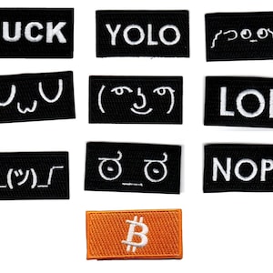 Morale patch / Pencil patch different designs - Embroidered - Iron on/Hook & Loop