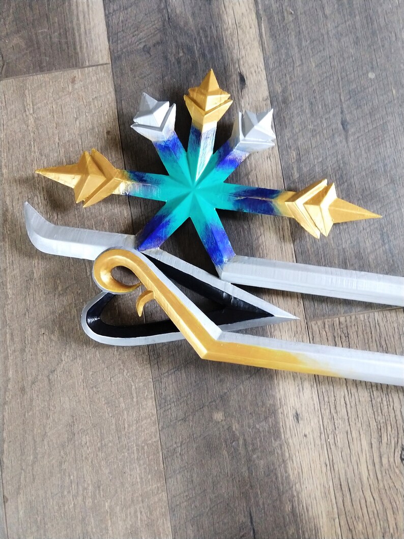 3d Printed Oathkeeper Keyblade Kit / Kingdom Hearts / Sora Etsy