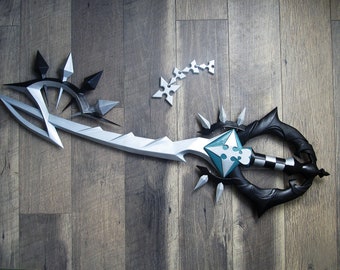 Two Becomes One Keyblade Kit/ 3d printed / keyblade / kingdom hearts / sora / roxas / riku / cosplay / comicon / kingdom hearts prop