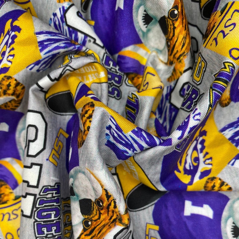 LSU Printed Cotton