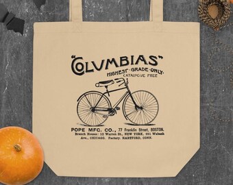 1909 Vintage French advert for Bicycle - Organic Cotton Tote