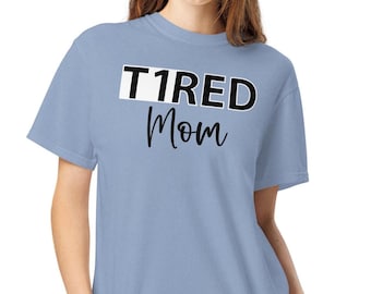 National Diabetes Awareness Month Cotton Tee for Mom in Comfort Colors