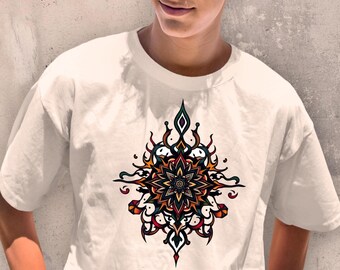 Ancient Wisdom Graphic T-Shirt: Soft Cotton Fantasy Tee