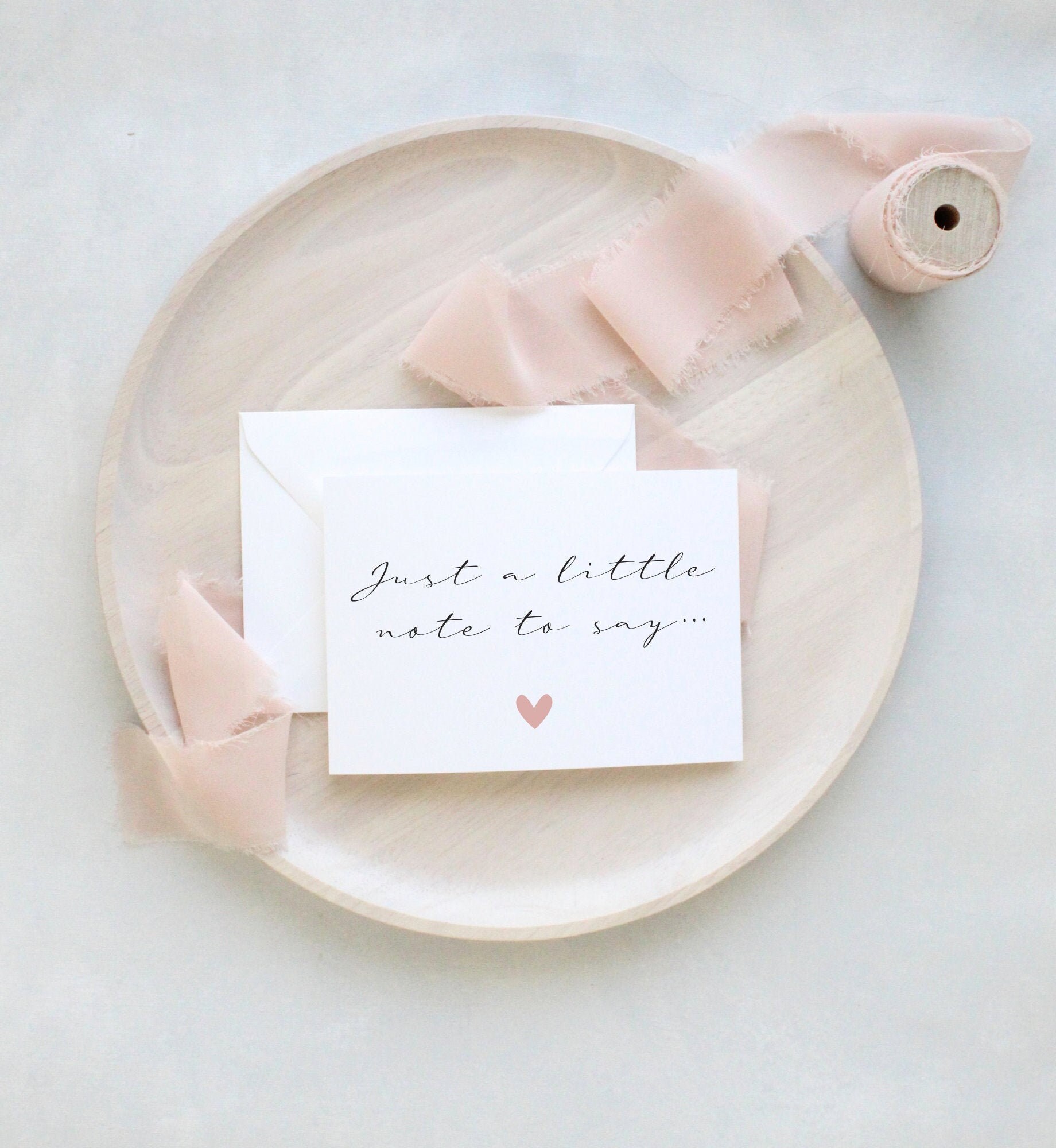 Just A Little Note Card | Choose your own envelope colour