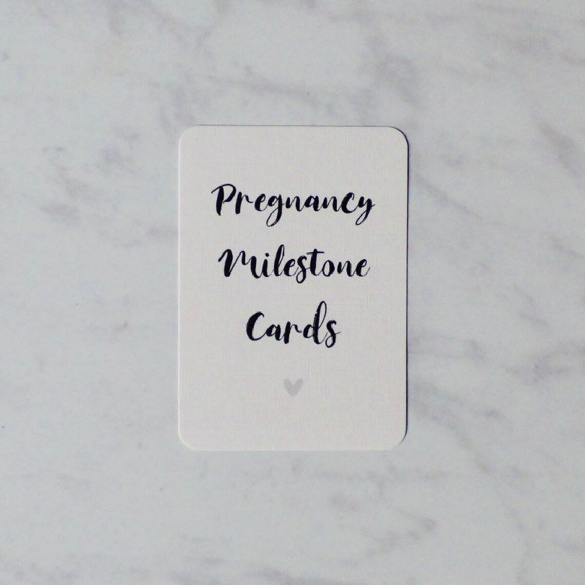 Pregnancy Milestone Cards Etsy