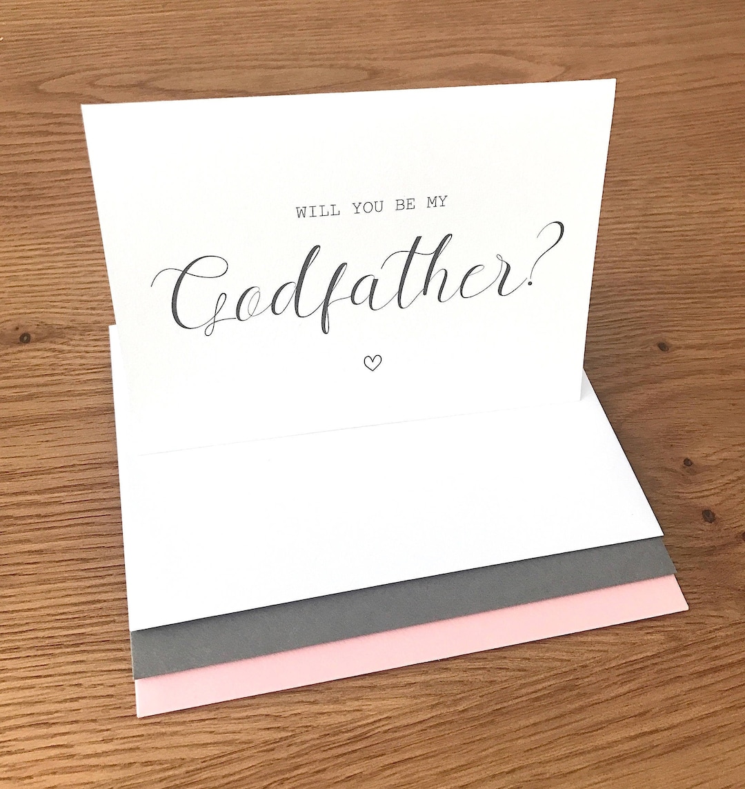 Will You Be My Godfather Card - Etsy