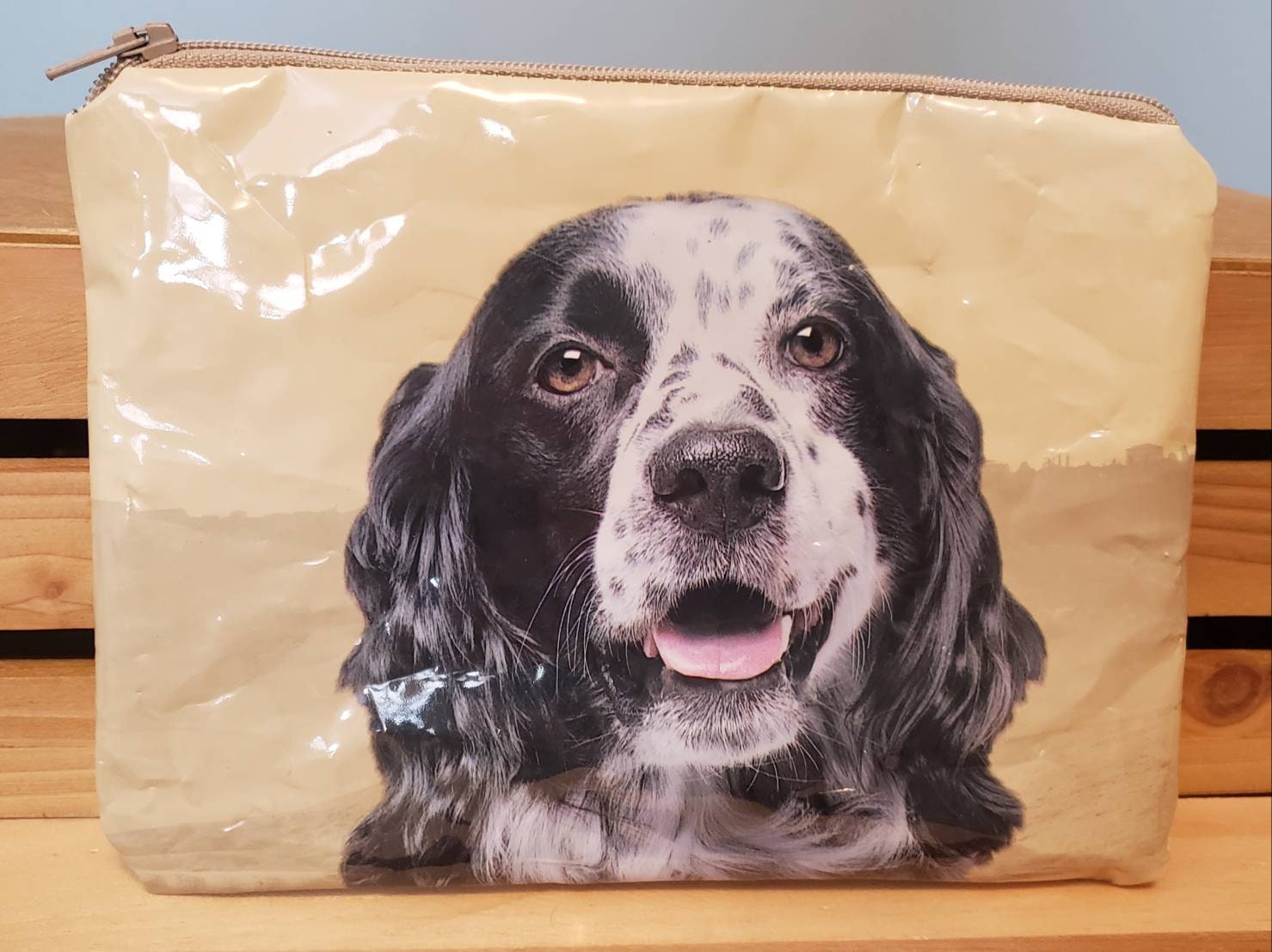 Upcycled Dog Food Bag Zippered Pouch Etsy