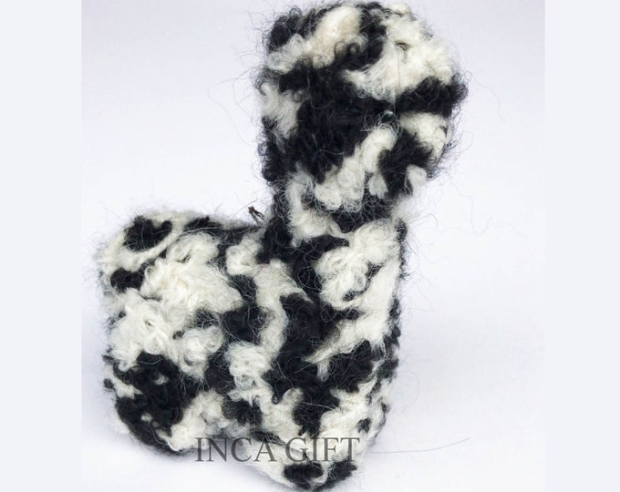 3.5 IN Needle Felted Alpaca Sculptures: Felted Animals by Hand in Alpaca Fiber made in peru