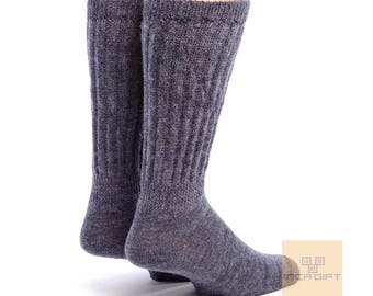 Authentic Therapeutic Alpaca Unisex Socks - Anti bacterial -Anti inflammatory-  Diabetic Socks -