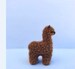 Needle Felted Alpaca Sculptures: Felted Animals by Hand in Alpaca Fiber made in peru 3.5 IN 