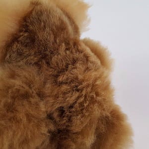 100% Real Baby Alpaca Fur Teddy Bear 6 In 15 In Assorted Colors Peruvian Art Stuffed Alpaca Toy image 3