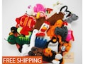 Hand Knitted Farm Animal Finger Puppets: Peruvian Artisan Toys (5 or 10 Pack)