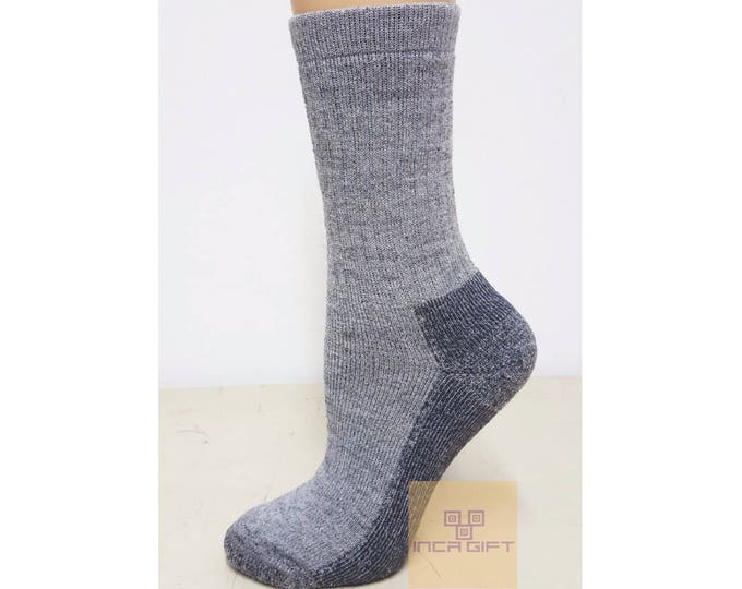 Wool Alpaca Unisex Socks - Anti bacterial -Anti inflammatory-  Diabetic Socks - FREE Shipping