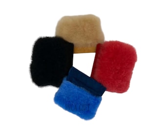 3.8" Baby Alpaca Fur Coin Purse - no kill fur alpaca, coin purse, fur bag, stash bag, money bag, conscious fur, ethically sourced