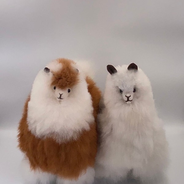 13 IN  Handmade Alpaca Stuffed Animal Plush Alpaca 13 IN/ Llama  fur teddy alpaca handmade Peruvian alpaca fur stuffed animal toy