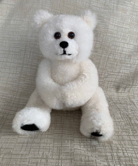 alpaca plush real fur