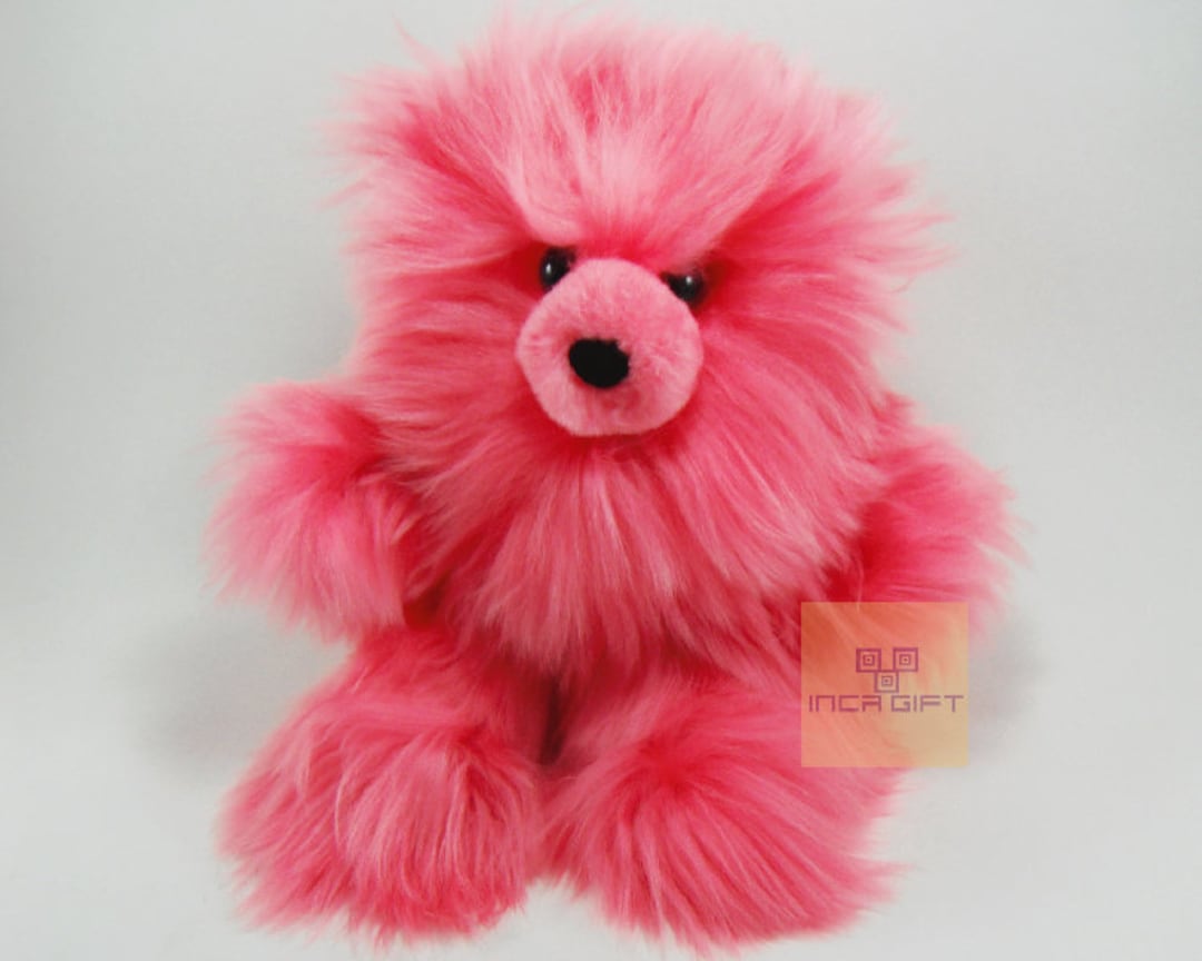 Peluche Ours Bébé Alpaga Suri 10 Pouces – Chamois, Pérou – Inca Gift