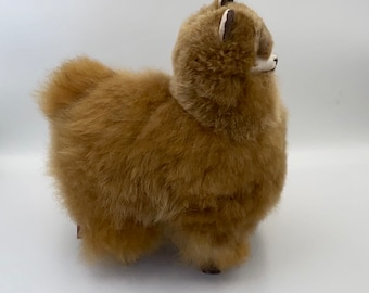 13 IN  Handmade Alpaca Stuffed Animal Plush Alpaca 13 IN/ Llama  fur teddy alpaca handmade Peruvian alpaca fur stuffed animal toy