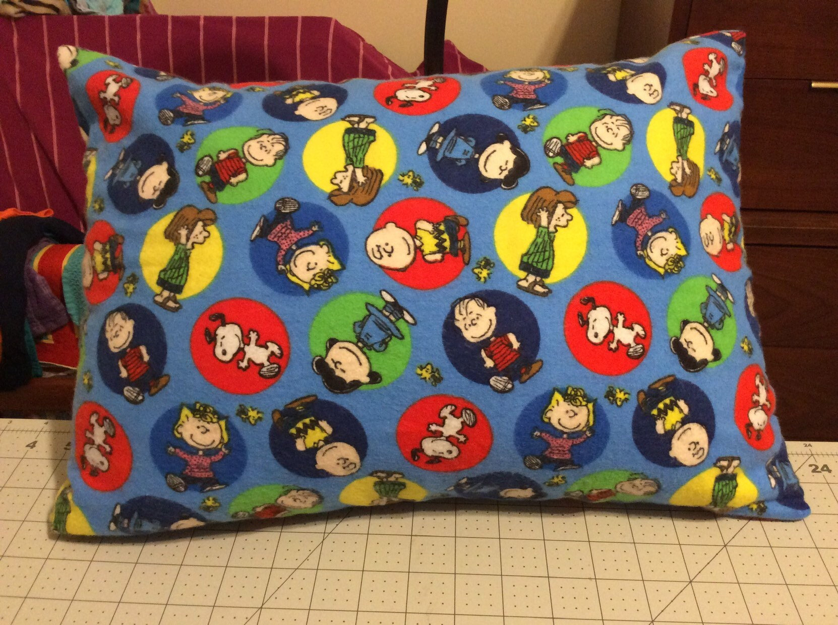 Peanuts character decorative pillow Etsy