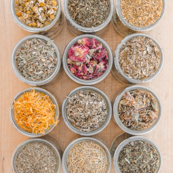 Assorted 8 Pack Samples of Herb Treats for Rabbits, Guinea Pigs, and Chinchillas