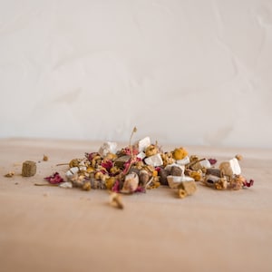 Trail Mix - Rabbit Superfood Treat Cubes and Herbs for Bunnies, Guinea Pigs, Small Pets