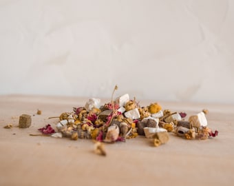 Trail Mix - Rabbit Superfood Treat Cubes and Herbs for Bunnies, Guinea Pigs, Small Pets