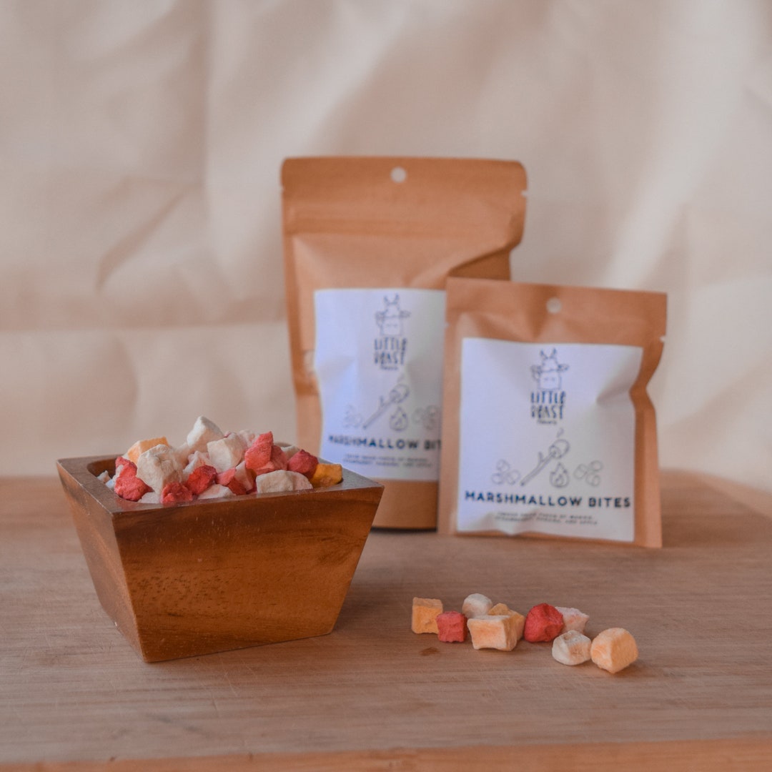 Marshmallow Bites - Rabbit Treat Cubes for Rabbits, Guinea Pigs, Small ...