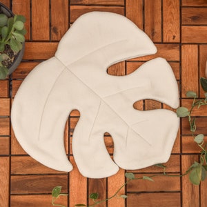 Albo Monstera Leaf House Plant Resting Mats for Rabbits, Chinchillas, Guinea Pigs, Hamsters, and Small Pets