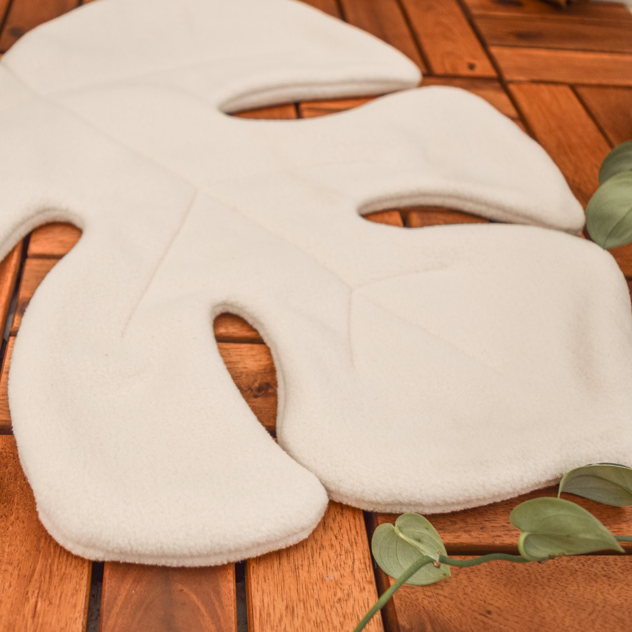 Albo Monstera Leaf House Plant Resting Mats for Rabbits Etsy