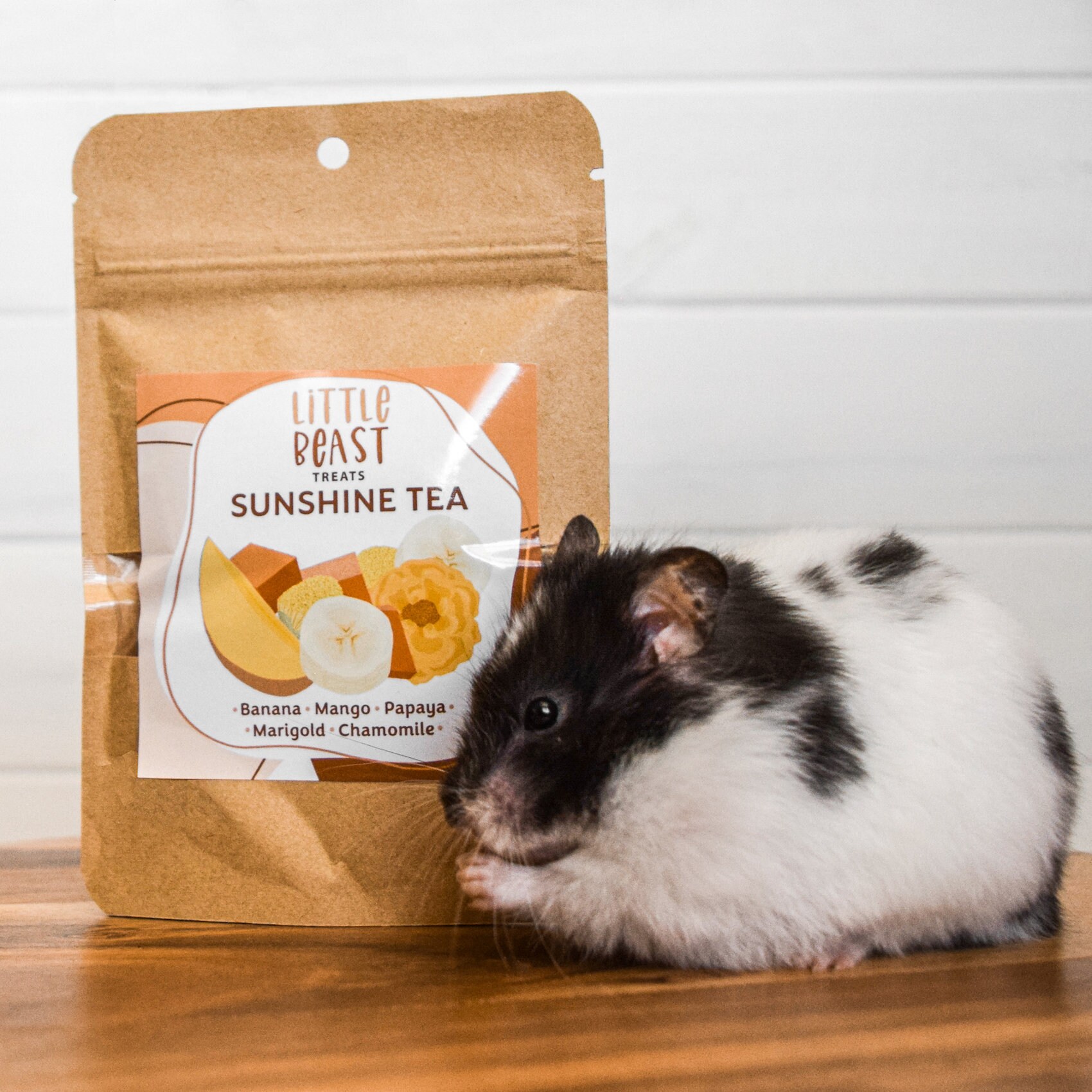 Sunshine Tea Foraging Herb Mix for Rabbits Guinea Pigs and Hamsters With Marigold Papaya Chamomile Banana and Mango Etsy