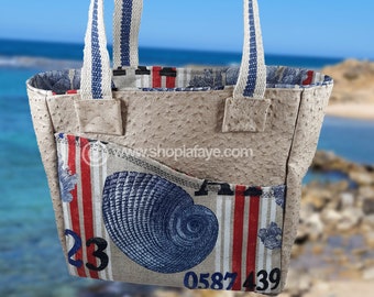 LaFaye Adventure Tote™ - Leather Coastal Sand & Sea Purse