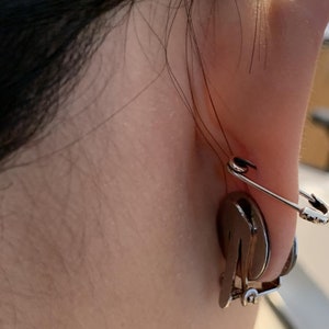 Clip de compression pour chéloïdes auriculaires Paire de boucles d'oreilles à clip pour le traitement post-opératoire des chéloïdes image 3