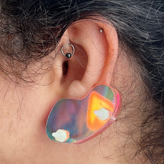 Ear Keloid Compression Clip Pair of Clip on Earrings for Post-op