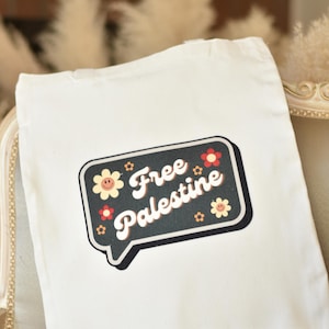 Palestinian Sublimated Tote Bag – Quality Canvas, Multiple Designs, 14x16 Inch