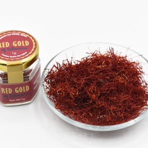 PURE Moroccan Taliouine Saffron Premium Quality No.1 in The World, RED GOLD-For Pilaf, Rice, Teas, Medicinal