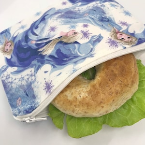 Sac à sandwich réutilisable surgelé, Sac à lunch réutilisable, Sac à collation réutilisable, Sac de nourriture réutilisable, Pochette à lunch, Sac à lunch, Porte-collation, Sac à sandwich