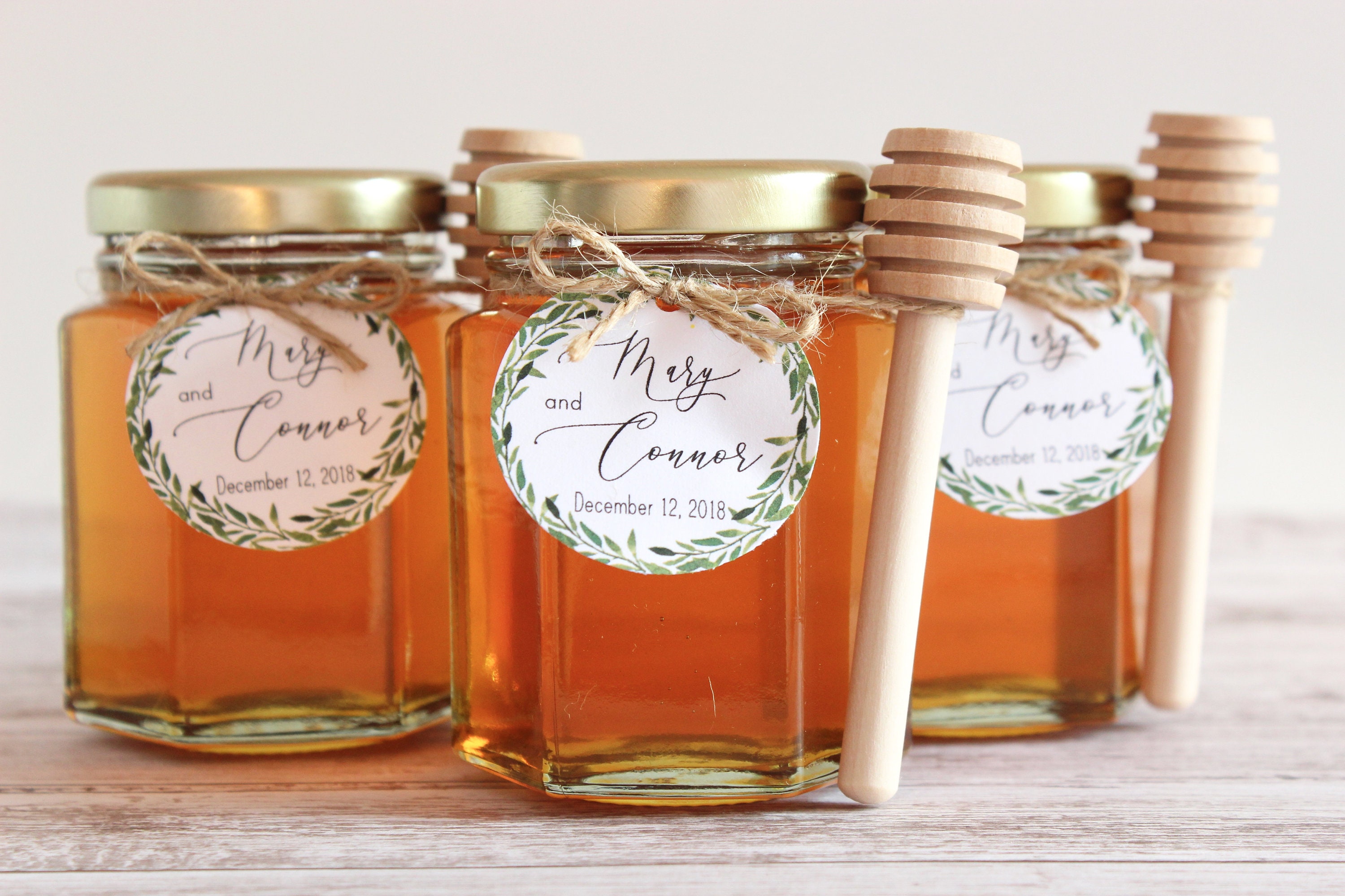 Personalized Honey Jar Favours Wedding Teacher Birthday Baby Etsy Canada