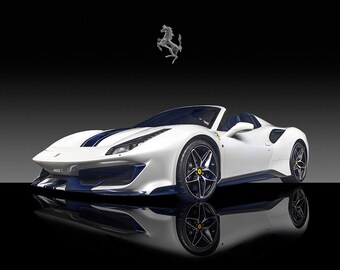 Ferrari 488 Pista Spider Canvas Print Photo