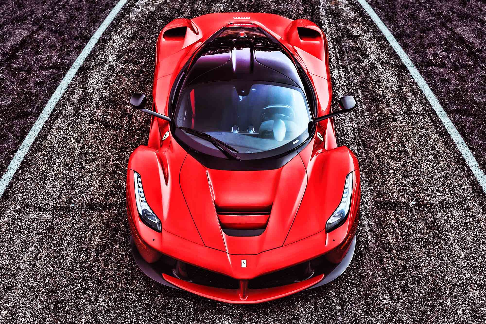 LaFerrari: Dynamic Artフェラーリ本 Ferrari Laferrari - Premium High Gloss Art Print Poster. (823P