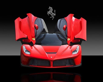 Ferrari LaFerrari Canvas Print Photo