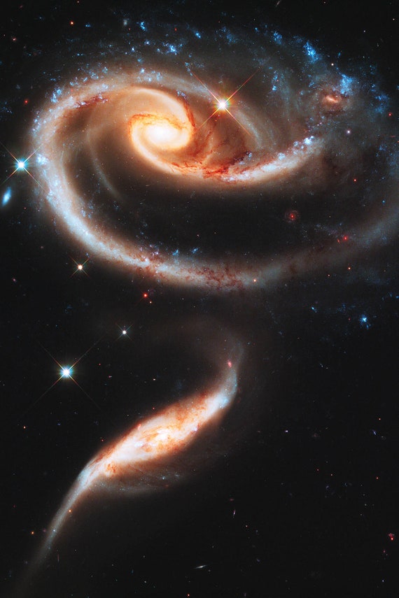 Rosa hecha de galaxias Telescopio Espacial Hubble bellas artes Giclee  lienzo imprimir foto. Estilo de envoltura de galería profesional y listo  para colgar. H043 - Etsy España