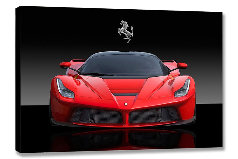  Ferrari LaFerrari Canvas Print Photo Etsy