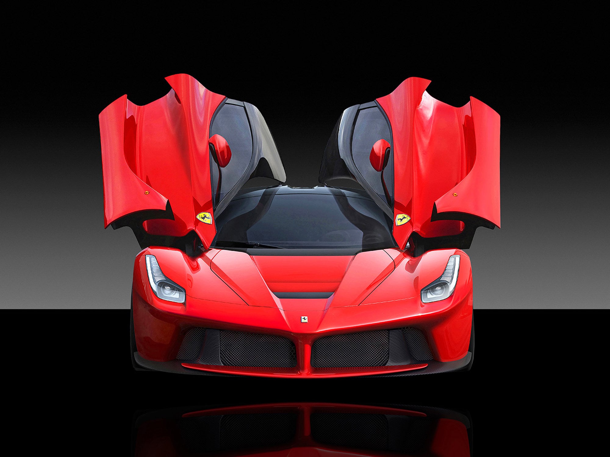 Ferrari Laferrari - Premium High Gloss Art Print Poster (008P) (24