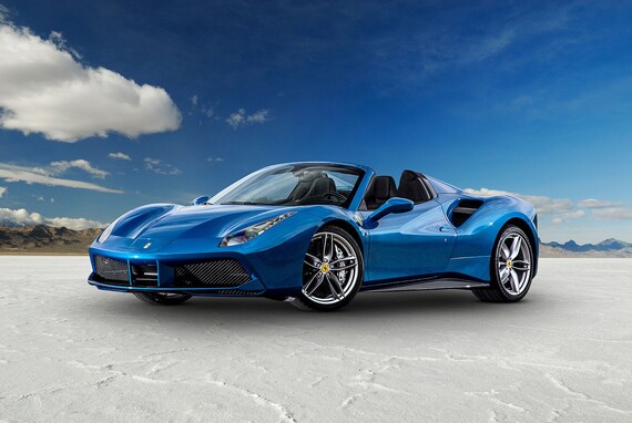Ferrari 488 Spider Canvas Print Photo