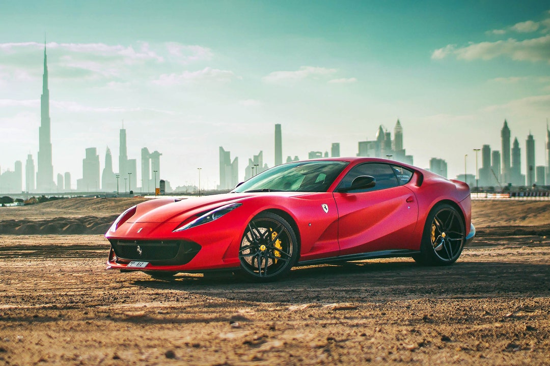 Ferrari 812 Superfast - Canvas Wall Art Print Photo Ready to Hang