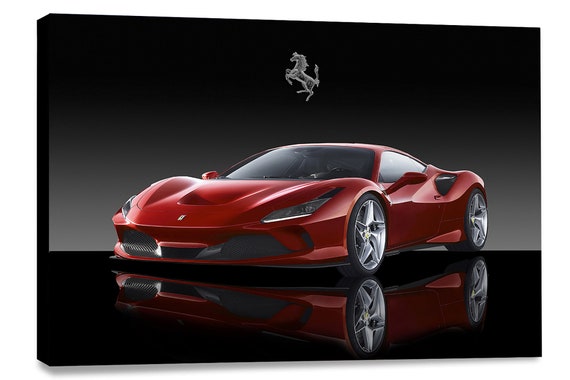 Ferrari F8 Tributo Canvas Print Photo