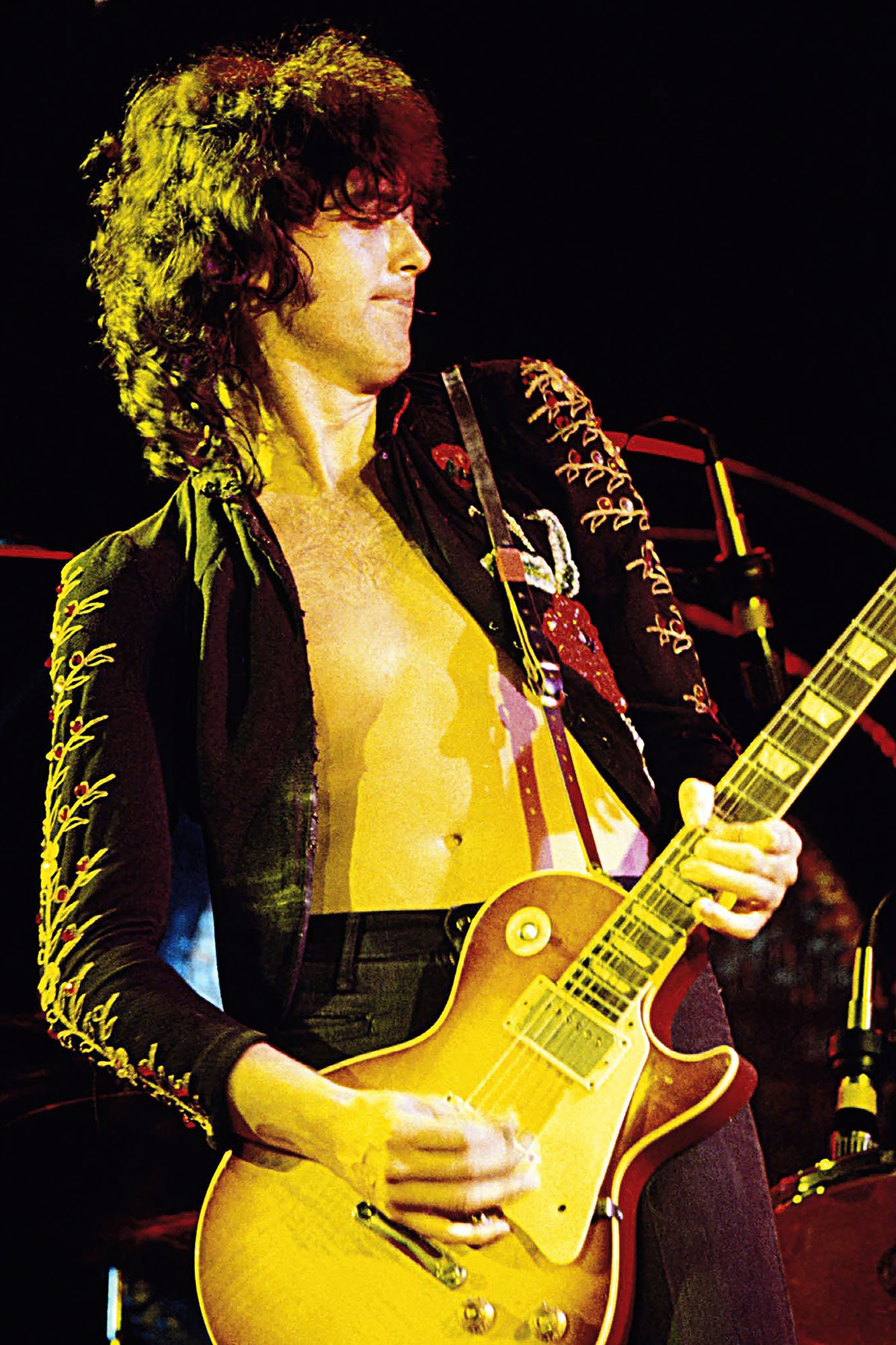 Jimmy Page - Led Zeppelin - Fine Art Giclee Canvas Print Photo Wall Art. Professional gallery wrap style and ready to hang. (024)