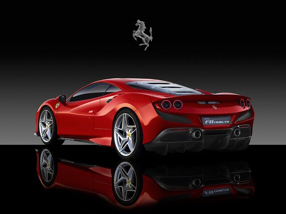 Ferrari F8 Tributo Canvas Print Photo