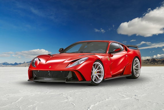 Ferrari 812 Superfast Canvas Print Photo - Etsy