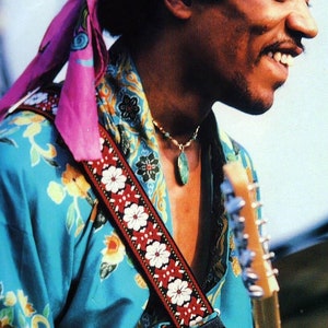 JIMI HENDRIX - Premium High Gloss Art Print Poster. (010P) (24”x36”)